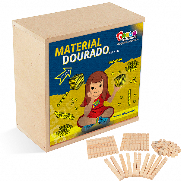 MATERIAL DOURADO DO PROFESSOR 611PCS MDF