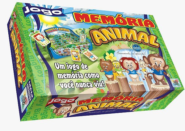 JOGO DA MEMORIA DOS BICHINHOS 28PCS