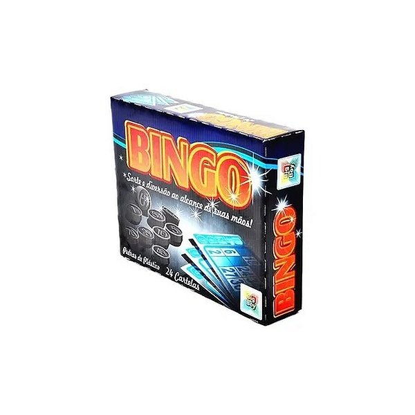 BINGO PEDRAS DE PLASTICO 24 CARTELAS
