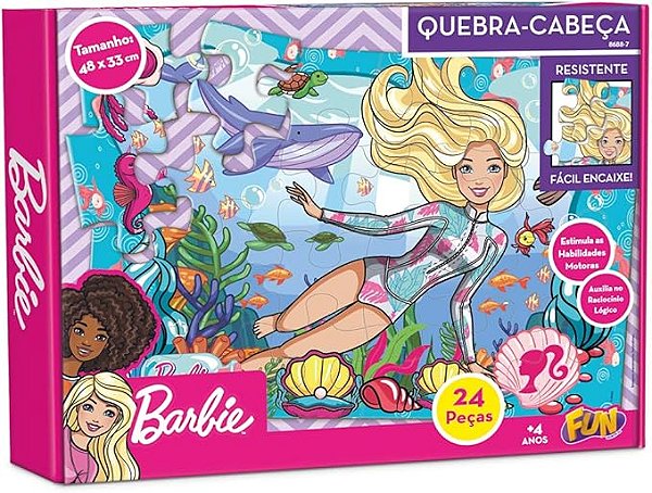 QUEBRA CABECA BARBIE 24PCS