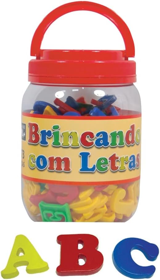 BRINQUEDO PEDAGOGICO BRINCANDO C/ AS LETRAS 173PC