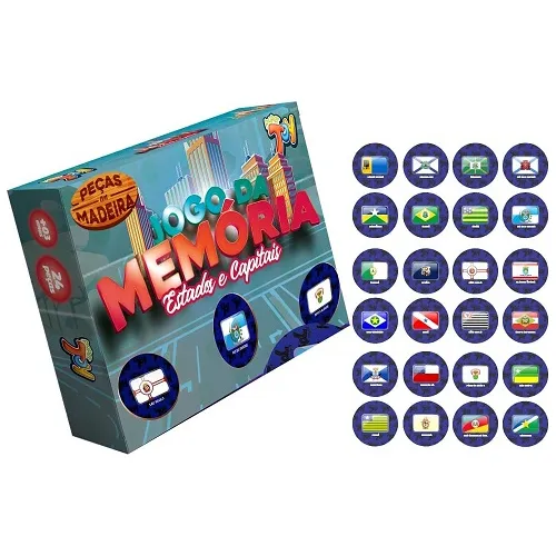 MEMORIA ESTADOS E CAPITAIS 24PCS MD