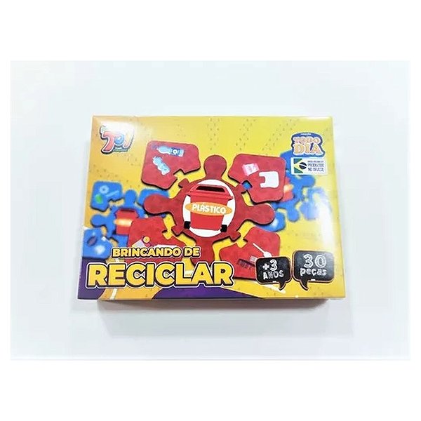 BRINCANDO DE RECICLAR 30PCS MDF