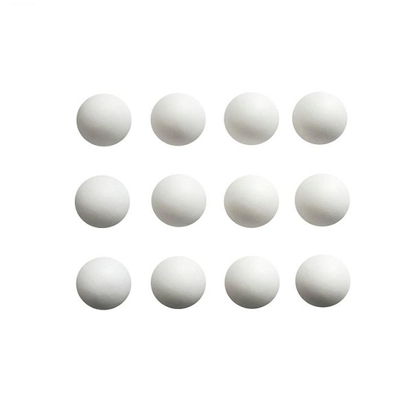 BOLA DE TENIS DE MESA BRANCA C/12