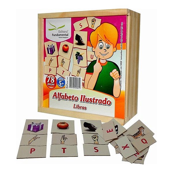 ALFABETO ILUSTRADO LIBRAS