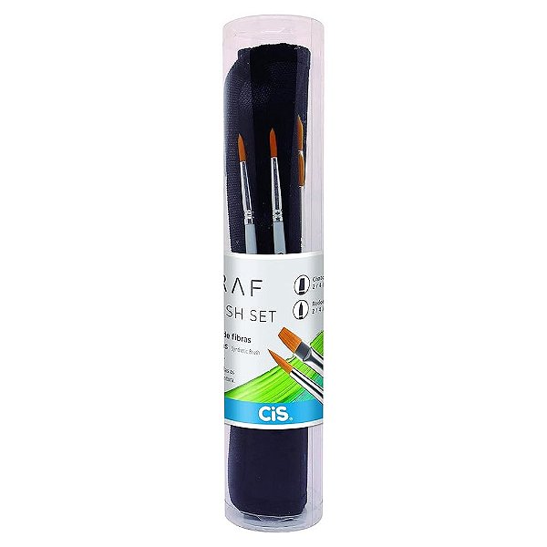 ESTOJO DE PINCEIS SINTETICOS GRAF BRUSH SET C/15