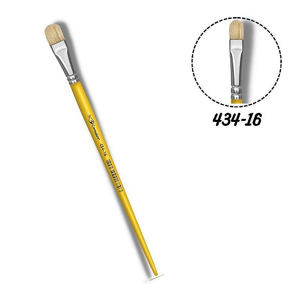 PINCEL LINGUA DE GATO 434/16 NATURAL