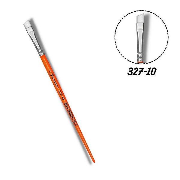 PINCEL CHANFRADO 327/10 SINTETICO