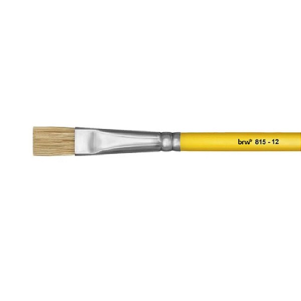 PINCEL CHATO CABO AMARELO N°12