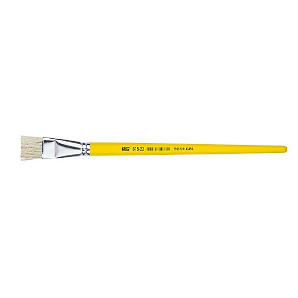 PINCEL CHATO CABO AMARELO N°22