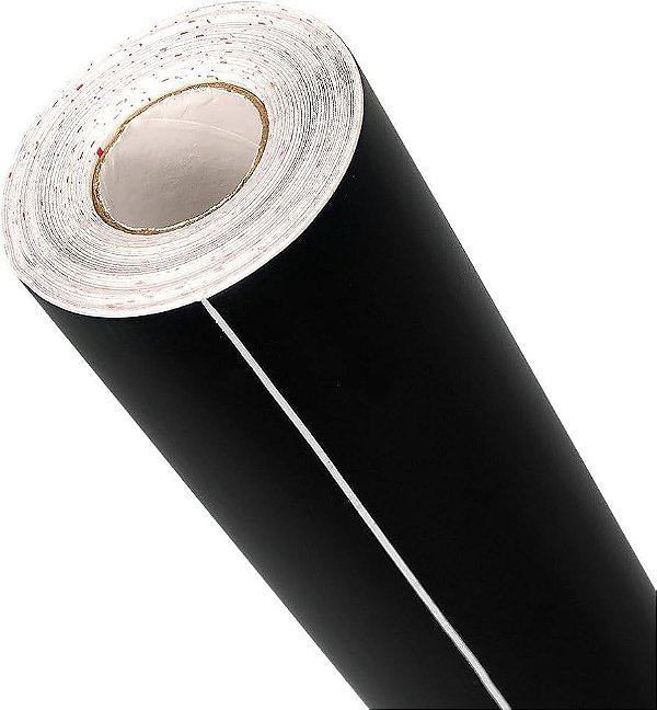 ADESIVO CONTACT 45CMX10M PRETO FOSCO METRO