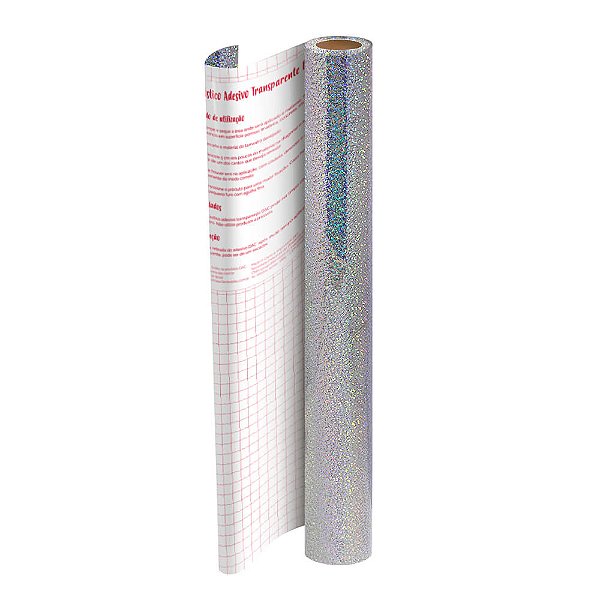 ADESIVO CONTACT 45CMX10M HOLOGRAFICO METRO