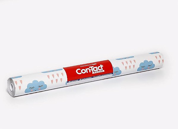 ADESIVO CONTACT 45CMX10M CHUVA DE AMOR METRO