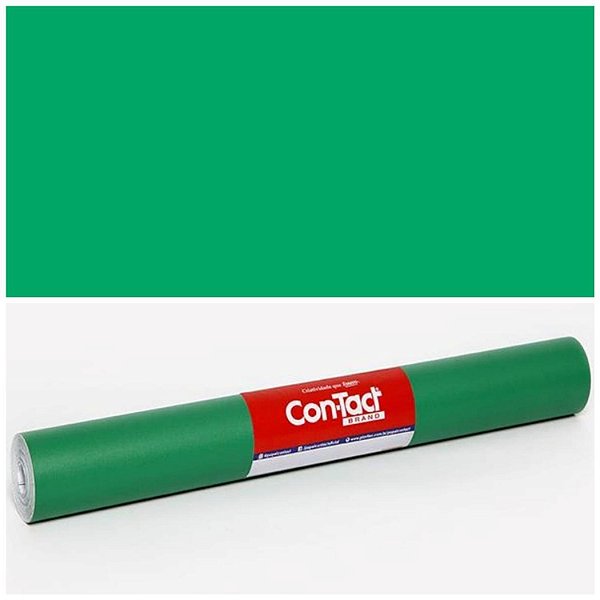 ADESIVO CONTACT 45CMX10M VERDE FOSCO METRO
