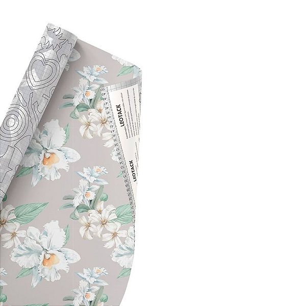ADESIVO CONTACT 45CMX10M LEOTACK CLASSIC FLOWER