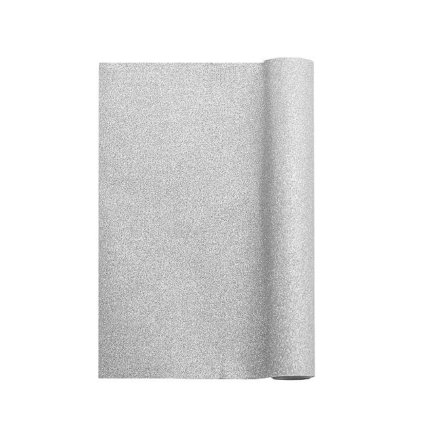 ADESIVO CONTACT 45CMX10M LEOTACK GLITTER PRATA