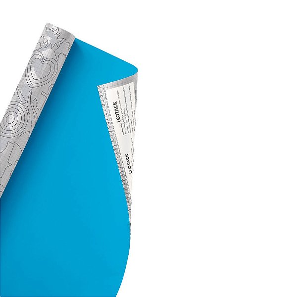 PLASTICO ADESIVO 45CMX10M COLOR AZUL FOSCO 0,80 R