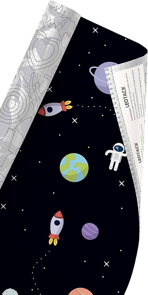 ADESIVO CONTACT 45CMX10M LEOTACK UNIVERSE KIDS
