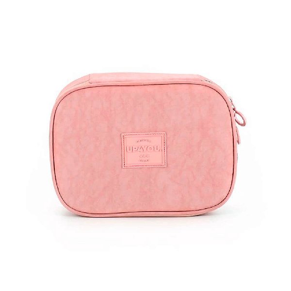 ESTOJO ESCOLAR TECIDO BOX UP4YOU CRINKLE G NUDE