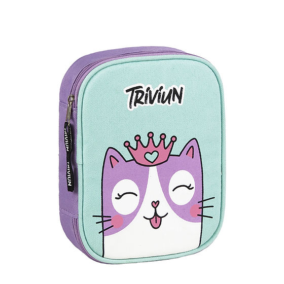 ESTOJO ESCOLAR TRIVIUN QUEEN CAT