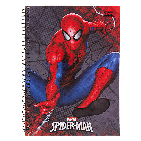 CADERNO UNIVERSITARIO C.DURA 096F/01M SPIDER MAN