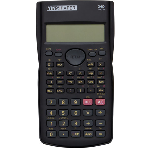 CALCULADORA CIENTIFICA COM 240 FUNCOES, VISOR DE