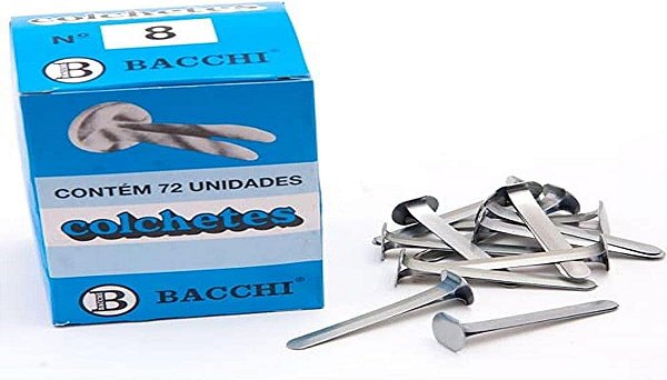 COLCHETE GALVANIZADO NR.08 C/72