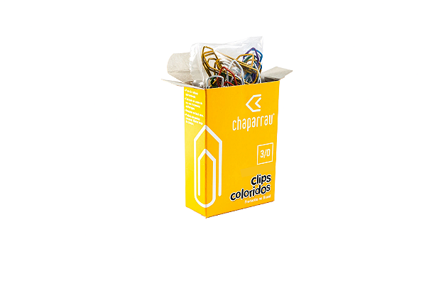 CLIPS COLORIDO NR.3 100UN