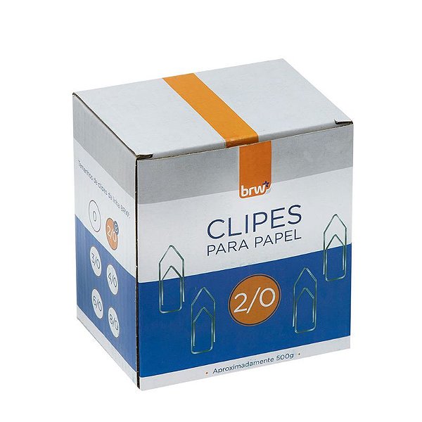 CLIPS GALVANIZADO NR.2/0 500GR