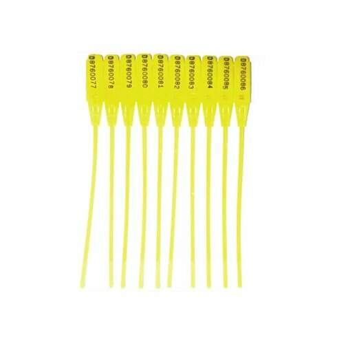 LACRE NUMERADO 16CM 100UN AMARELO