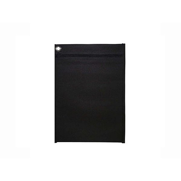 MALOTE LONA 25X35CM AZUL/PRETO VERTICAL