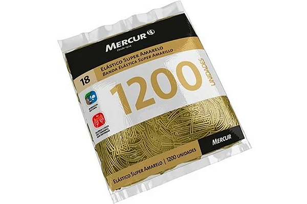 ELASTICO 1200UN AMARELO
