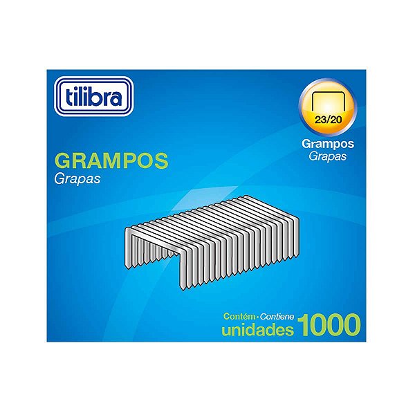 GRAMPO 23/20 GALVANIZADO COM 1000