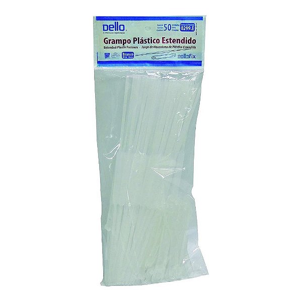 GRAMPO TRILHO ESTENDIDO PLASTICO COM 50