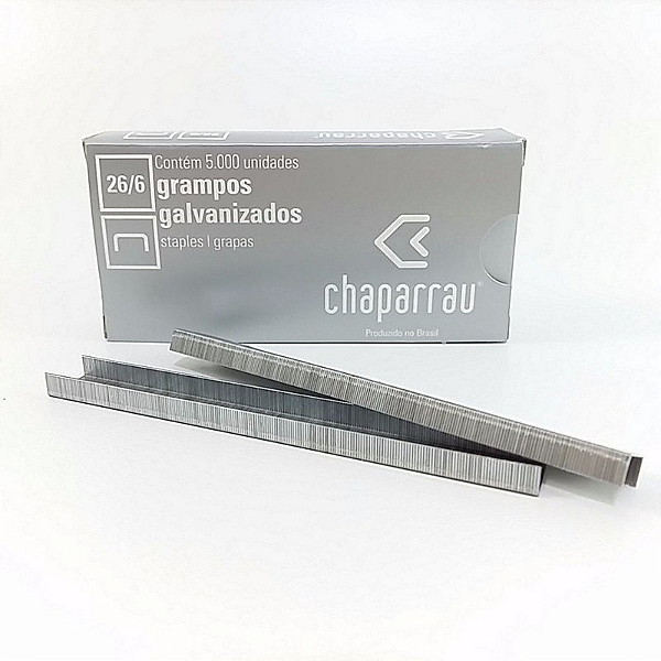 GRAMPO  26/6 GALVANIZADO C/5000