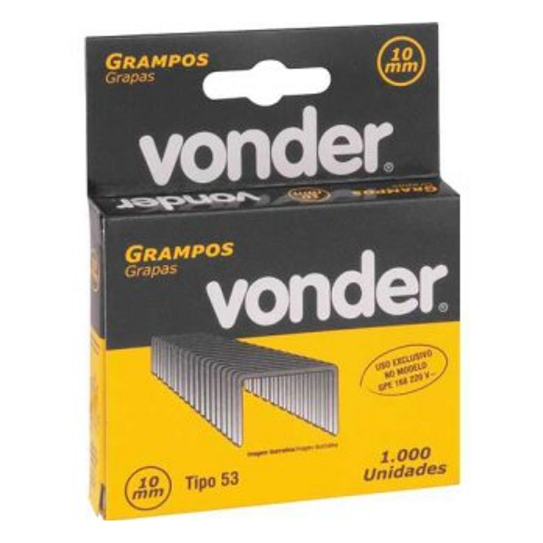 GRAMPO 10MM P/GPE168 CX C/1000 VONDER
