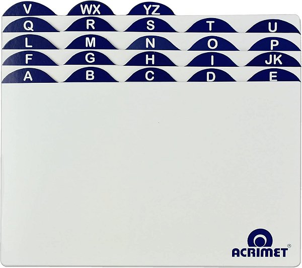 INDICE SEPARADOR A-Z 5X8