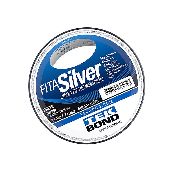 FITA SILVER TAPE 45MMX05M PRATA