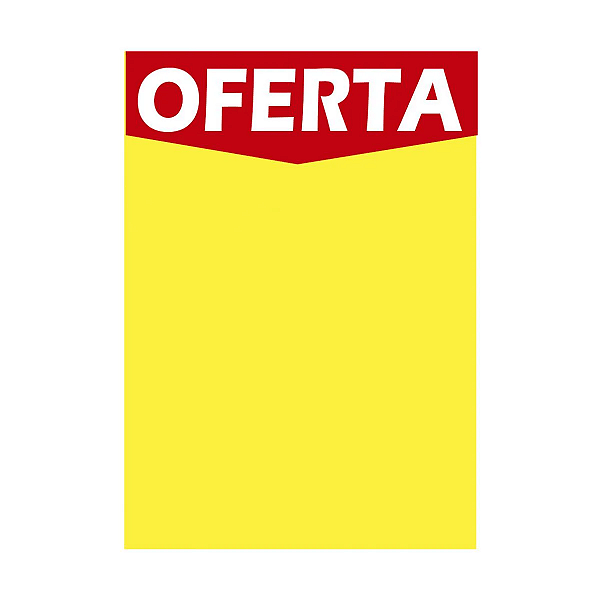 CARTAZ OFERTA PAPEL DUPLEX 066X096CM AM