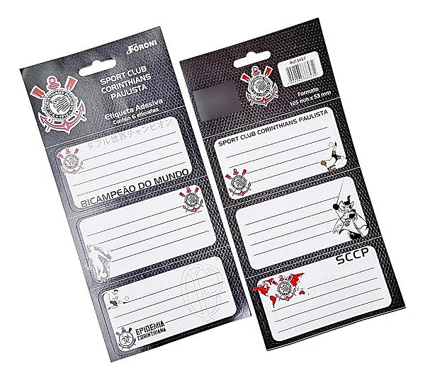 ETIQUETA ESCOLAR CORINTHIANS C/16