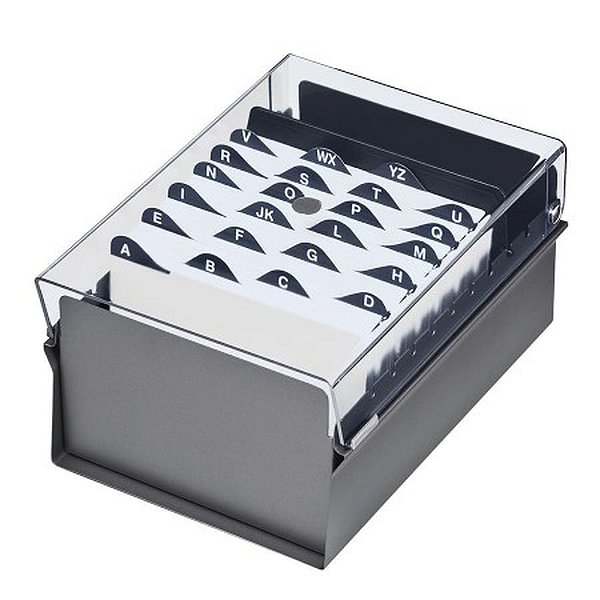 FICHARIO ACRILICO 4X6 SEM INDICE FUME