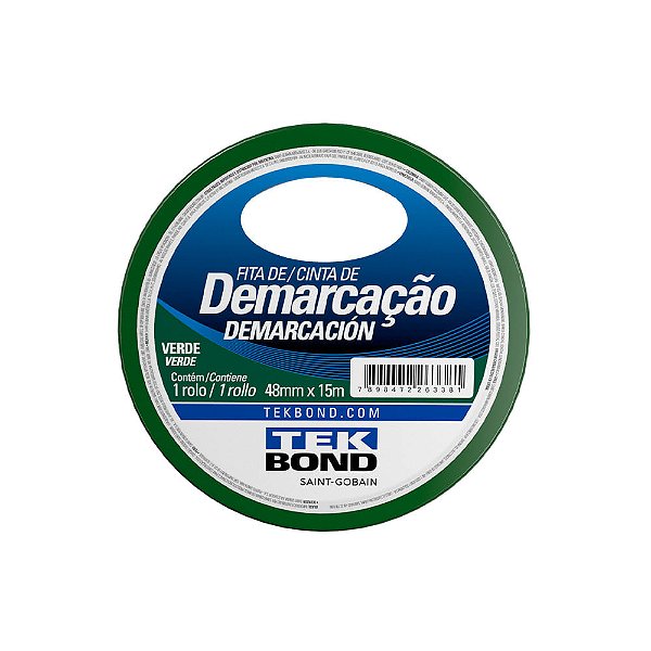 FITA DEMARCACAO SOLO 48MMX15M VERDE
