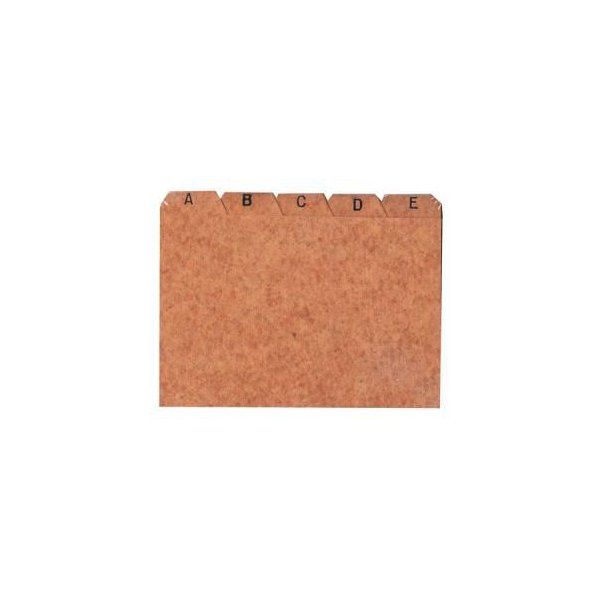 INDICE SEPARADOR A-Z 5X8 PLASTICO