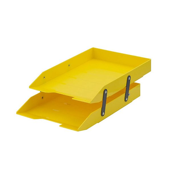 CAIXA CORRESPONDENCIA ARTICULADA DUPLA AMARELO CIT