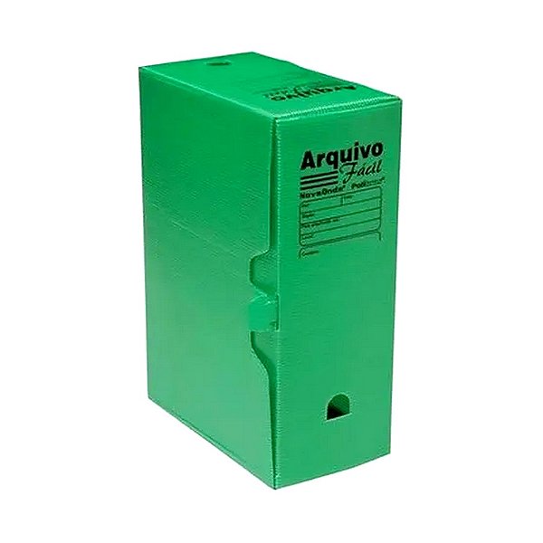 CAIXA ARQUIVO FACIL ECONOMICO - VERDE