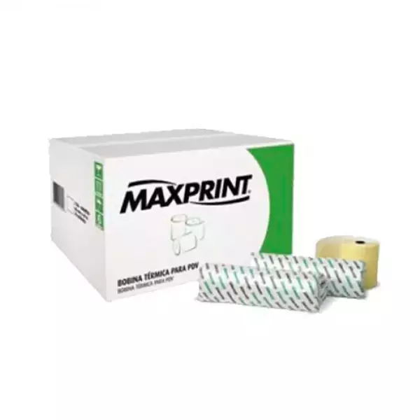 BOBINA  80MMX40M TERMICA BRANCA
