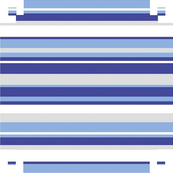 BOBINA PAPEL PRESENTE 40CMX100M LISTRADO AZUL