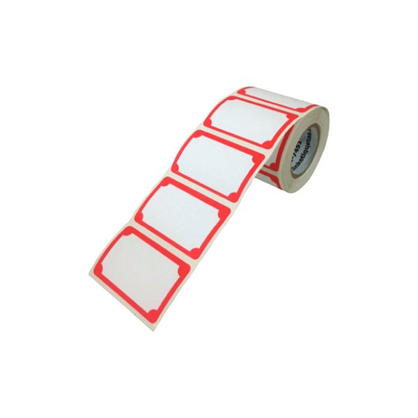 ETIQUETA ADESIVA TARJADA 40X25MM