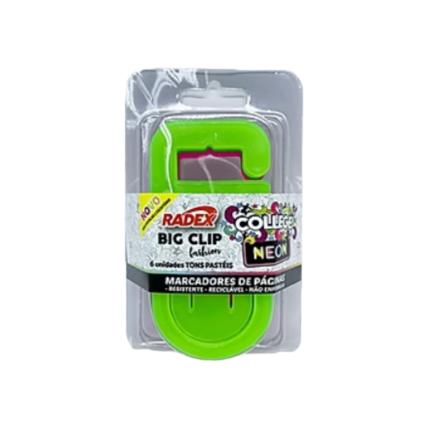 BIG CLIPS FASHION NEON EM ESTOJO