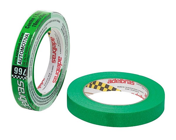 FITA CREPE AUTOMOTIVA 18MMX50M VERDE - 766